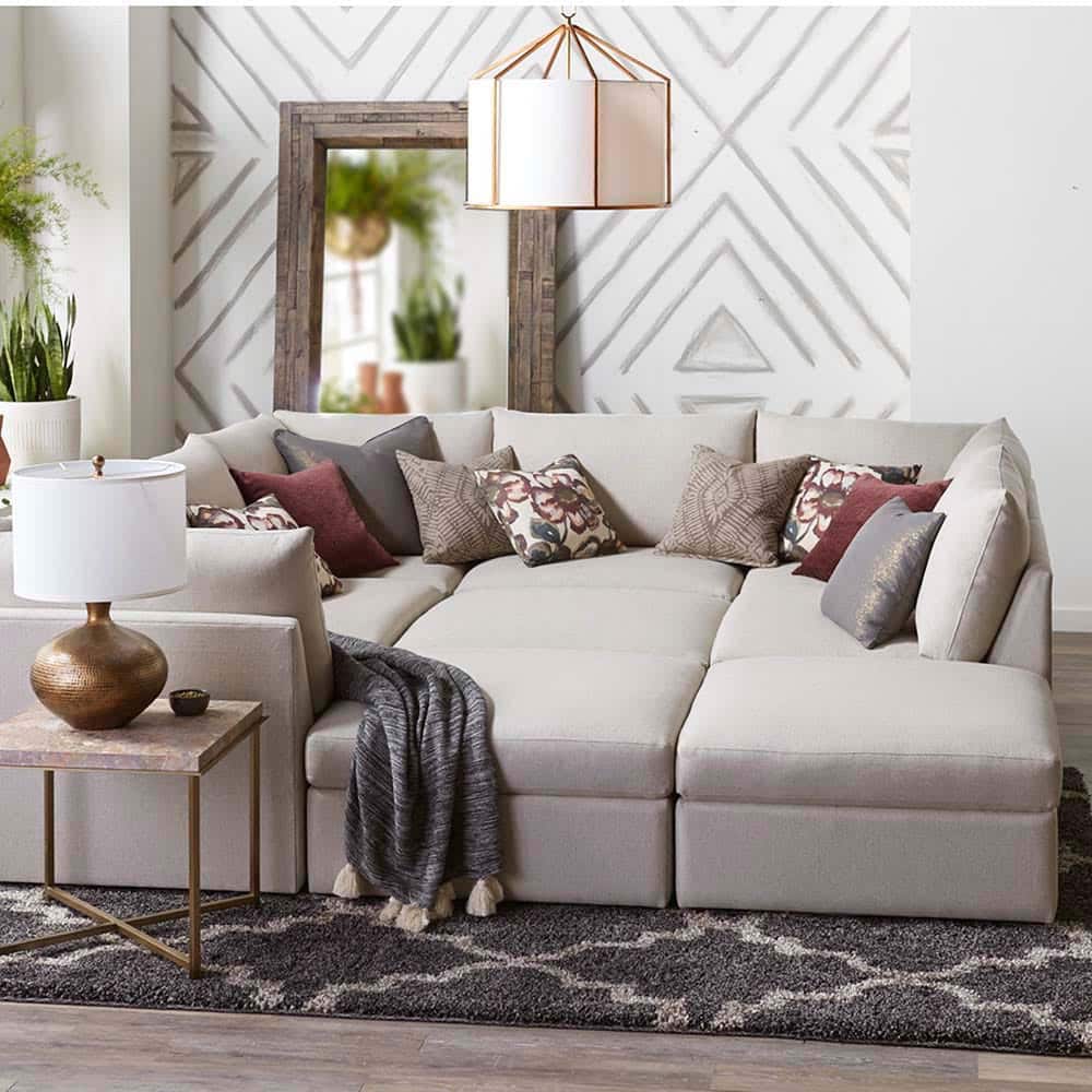 9-Piece Sectional Sofa