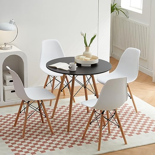 ATSNOW Modern Round Dining Table