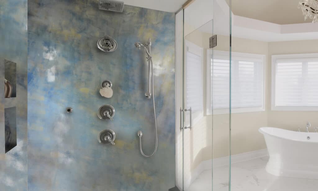 Accent Wall in the Shower