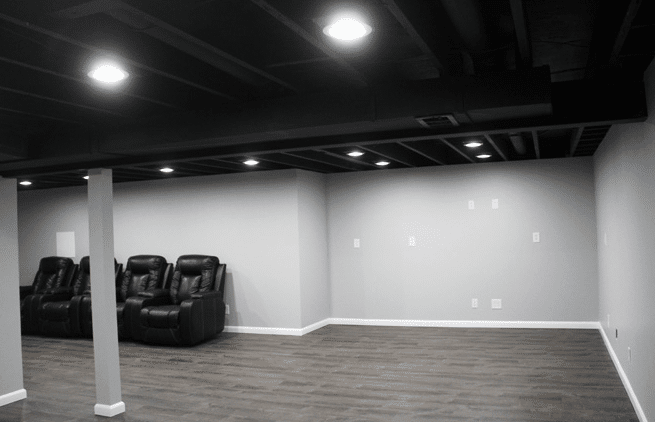 Benefits of Painting Basement Ceiling Black
