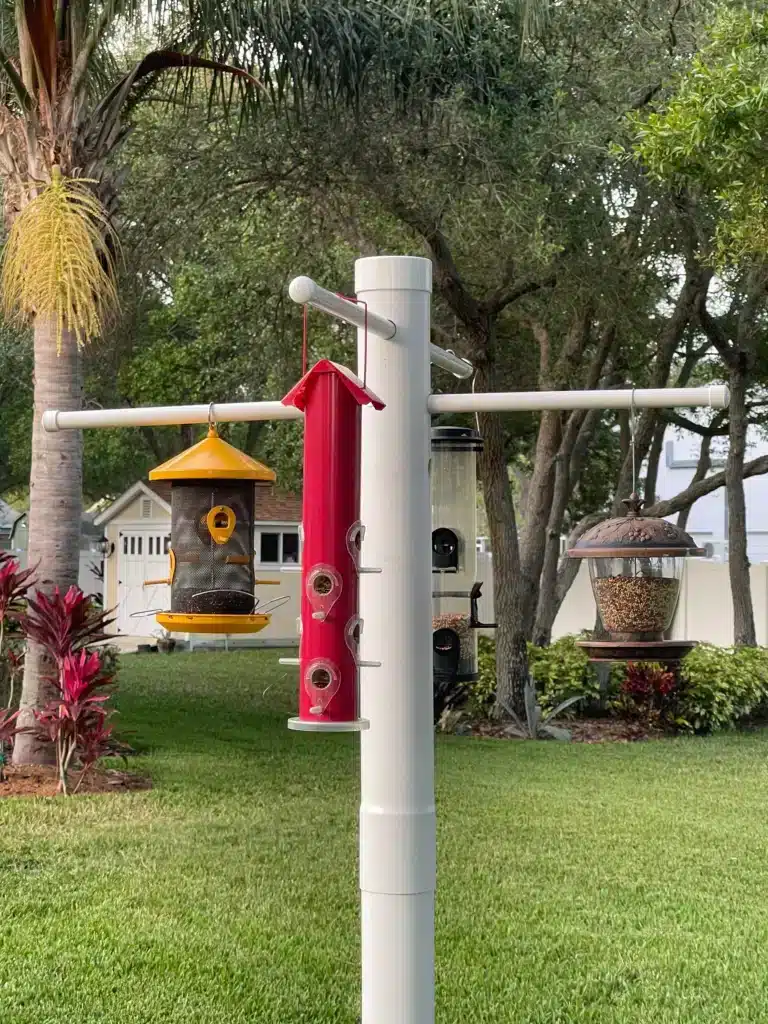 Bird Feeder Pole with PVC Pipe