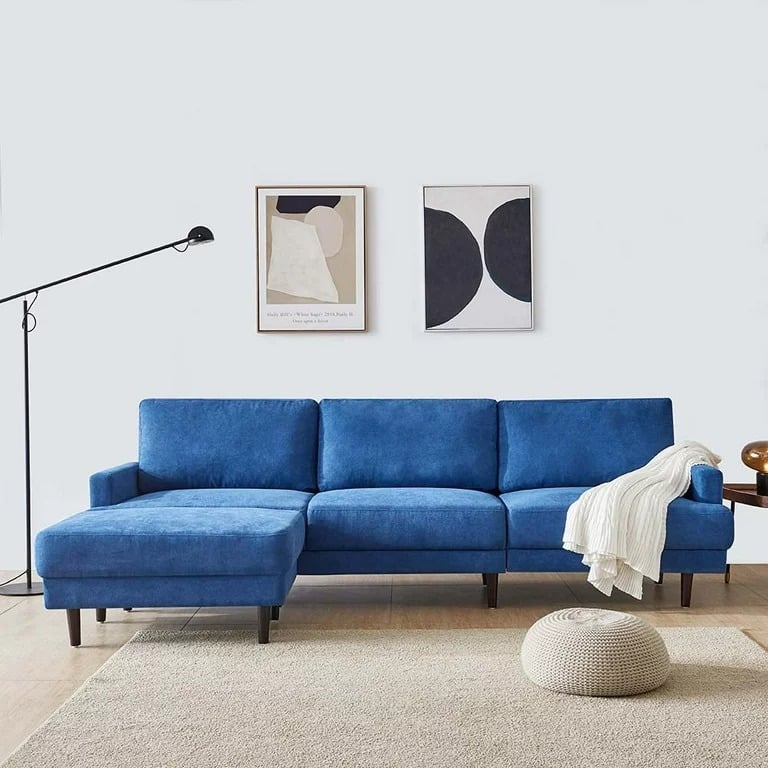 Blue Deep Seating Sectional