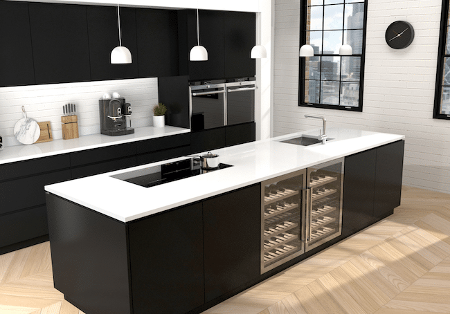 Boost Color Tone with White Quartz Countertop