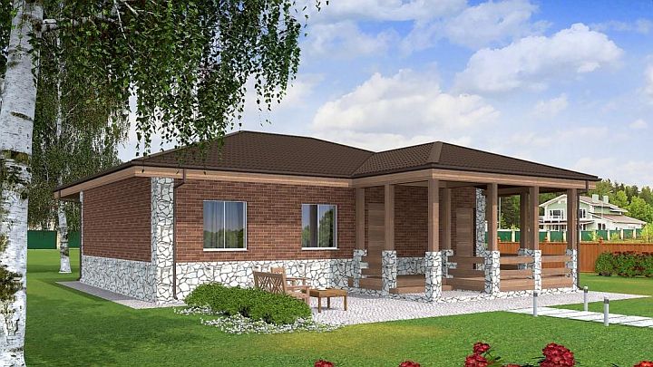 Brick Single Floor Design