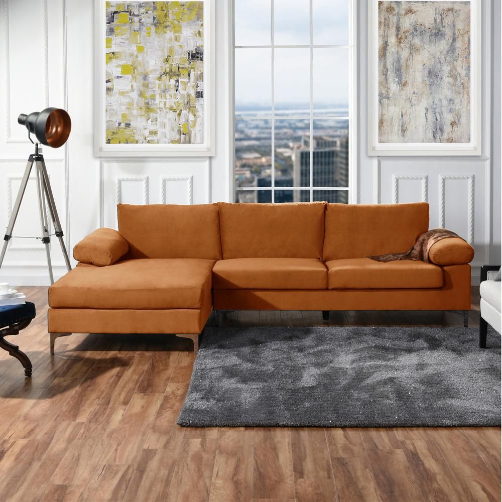 Brown-Grey Deep Seating Cloud Sectional