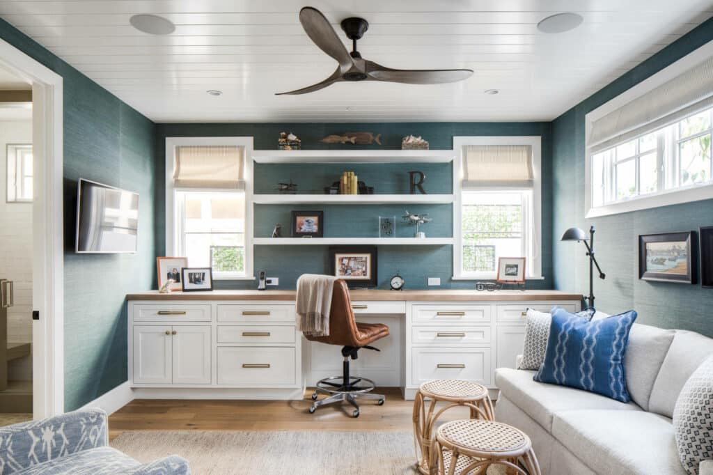 Coastal Style Home Office