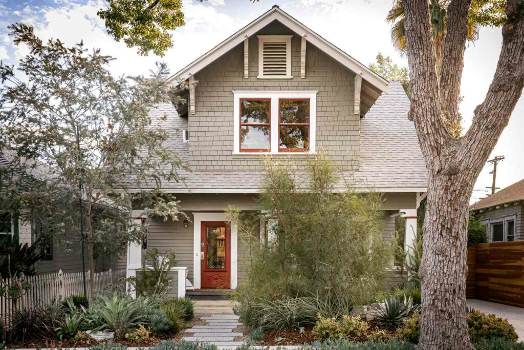 Craftsman-Style Village House Front