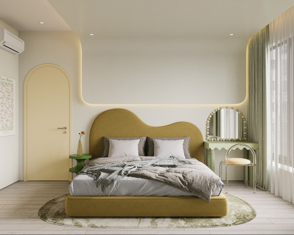 Curved Headboard