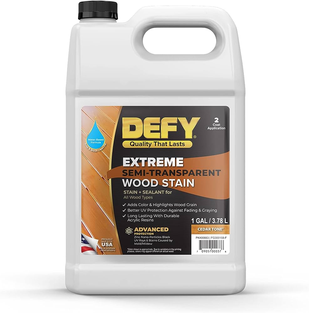 DEFY Extreme Semi-Transparent Exterior Wood Stain