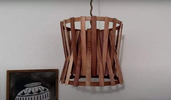 DIY Stick Lamps