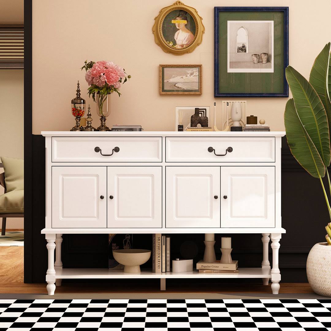 DIY Whitewash Dresser