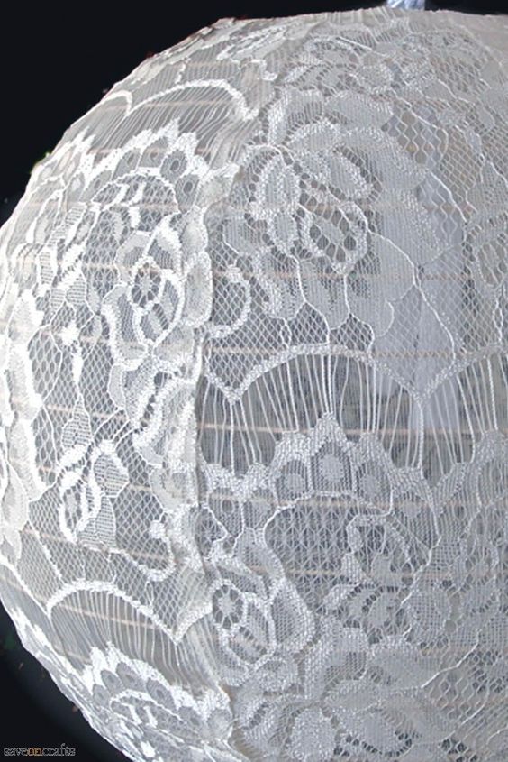 Doily Paper Lamp Idea