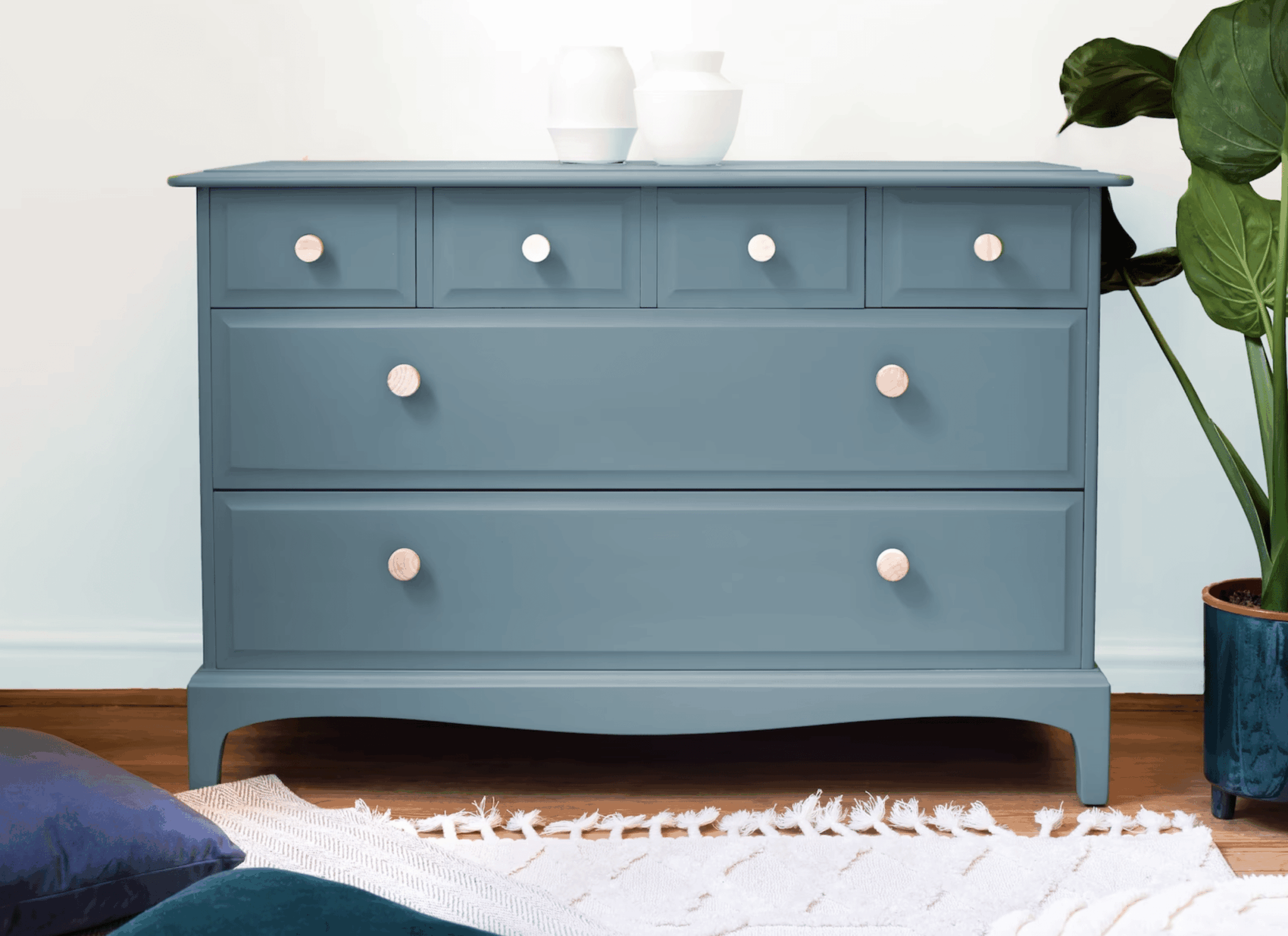 Dreamy Blue Painted Dresser