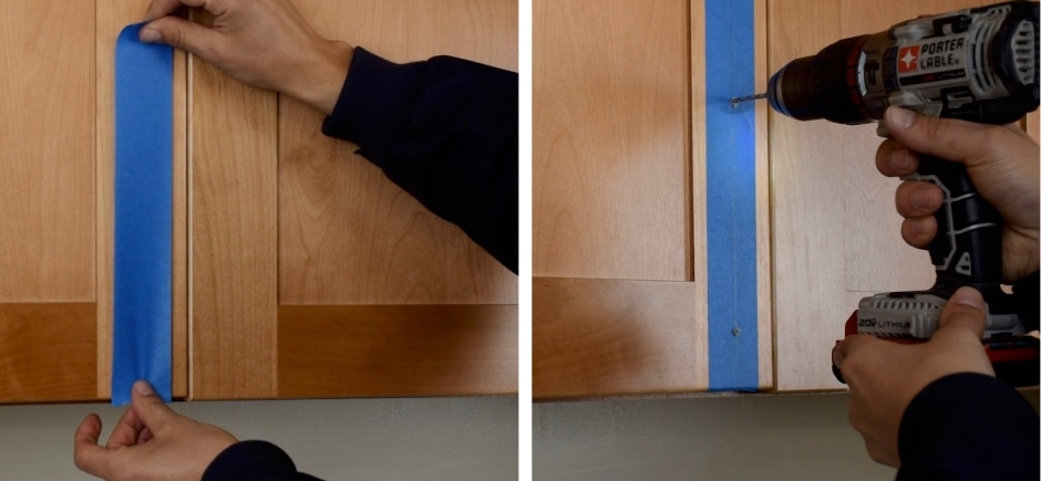 Drill Holes for New Hardware