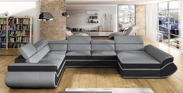 Extra Large Sectional Sofas with Bed
