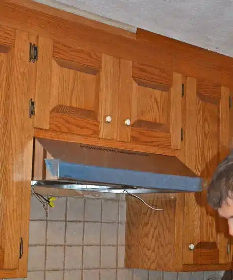 Get Rid of The Old Range Hood