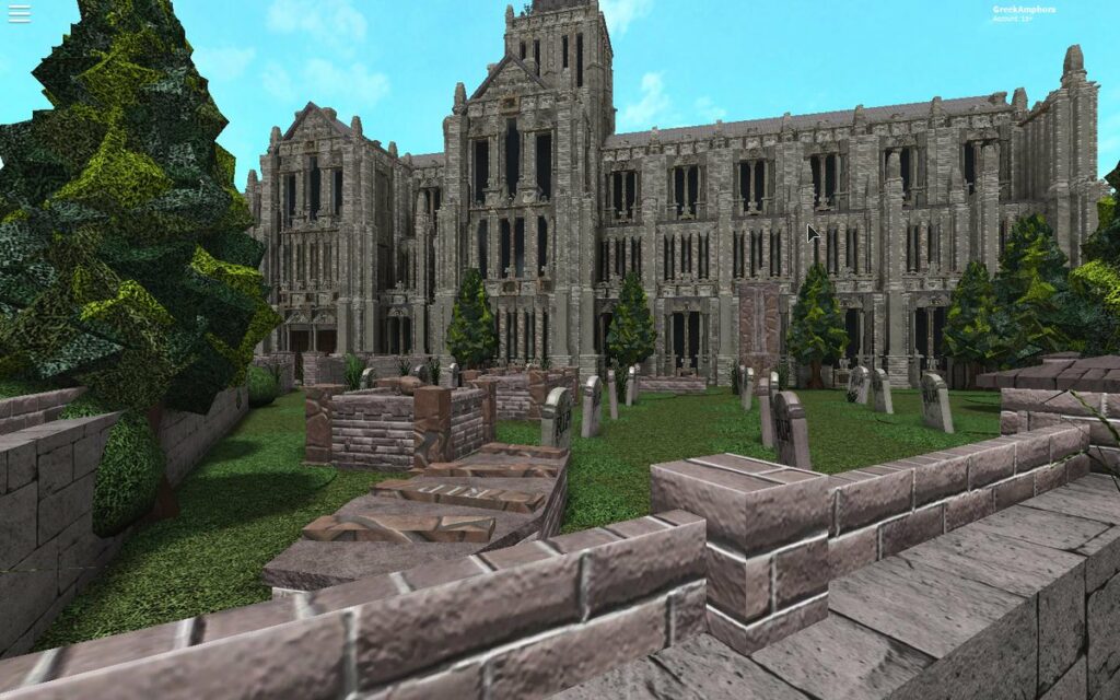 Gothic Castle Styled Bloxburg Mansion