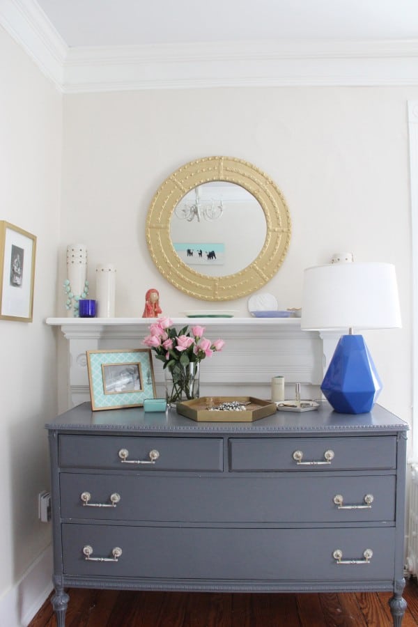 Gray Painted Dresser
