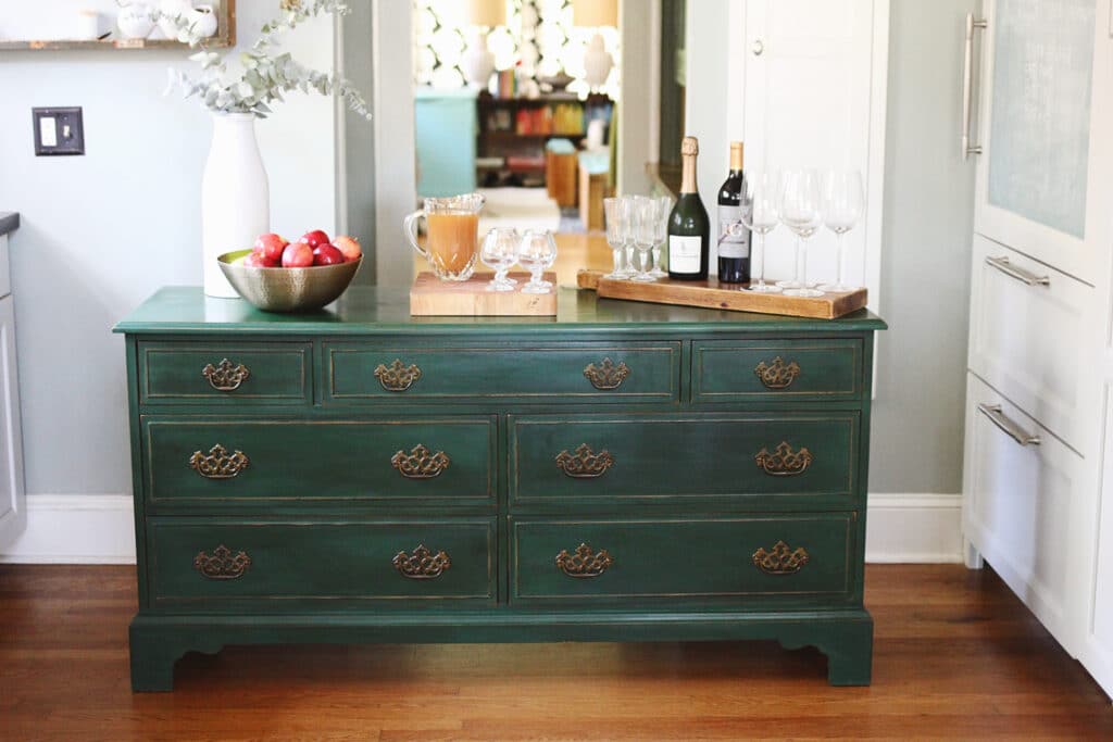Green Painted Dresser