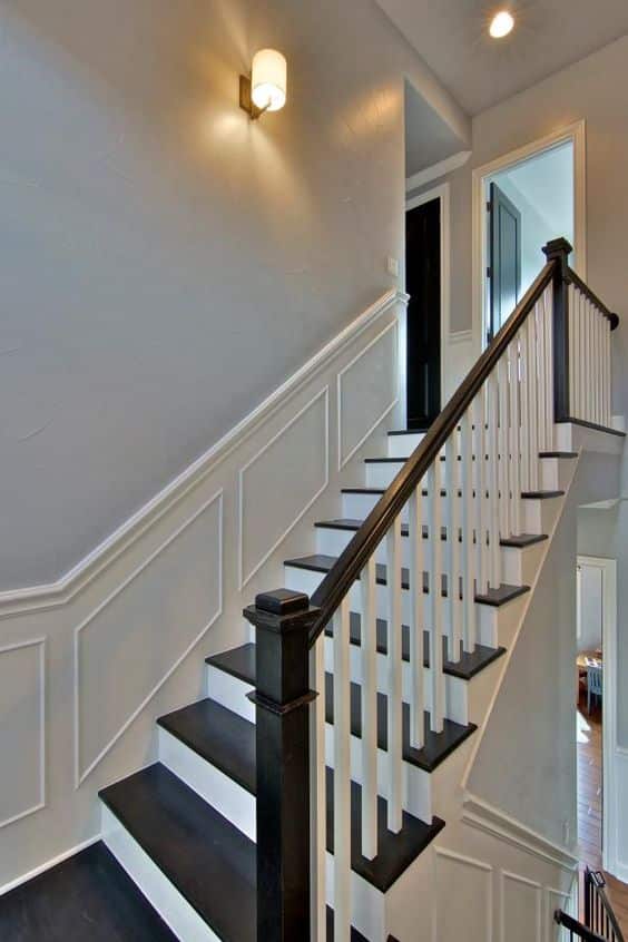 Half Staircase Wainscoting