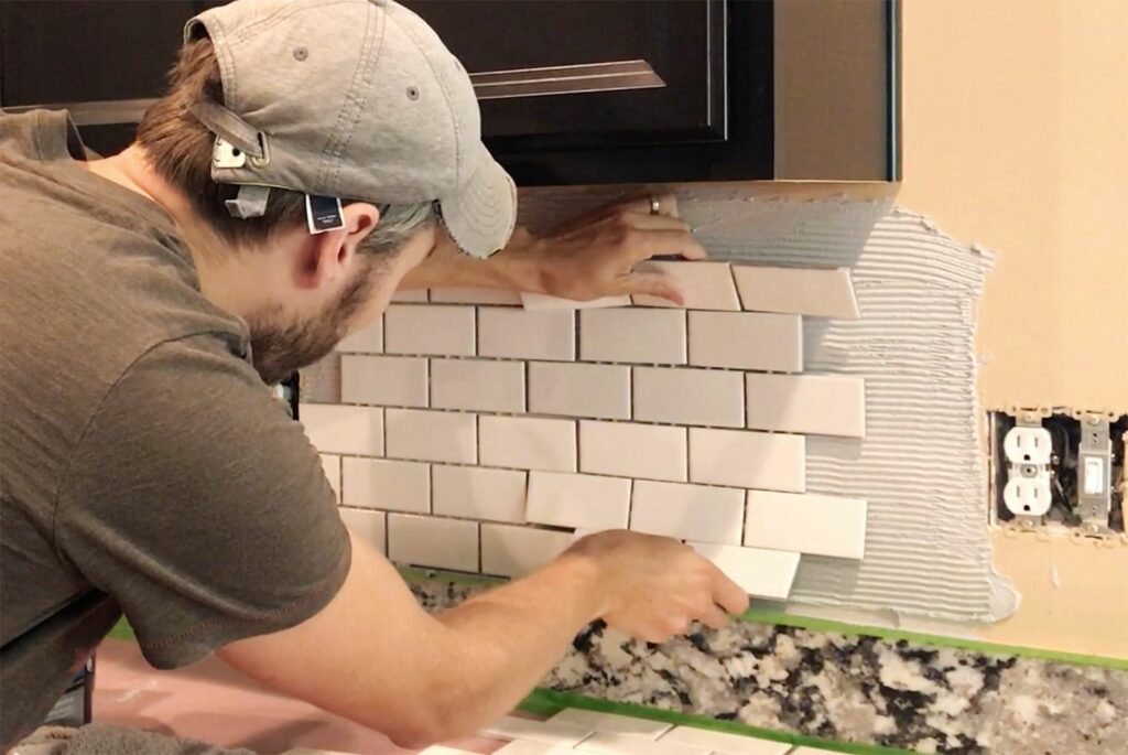Install the Subway Tiles