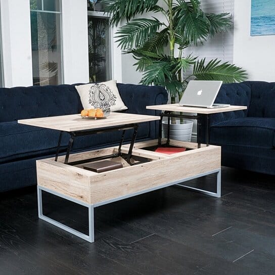 Lift-Top Coffee Table with Storage Space