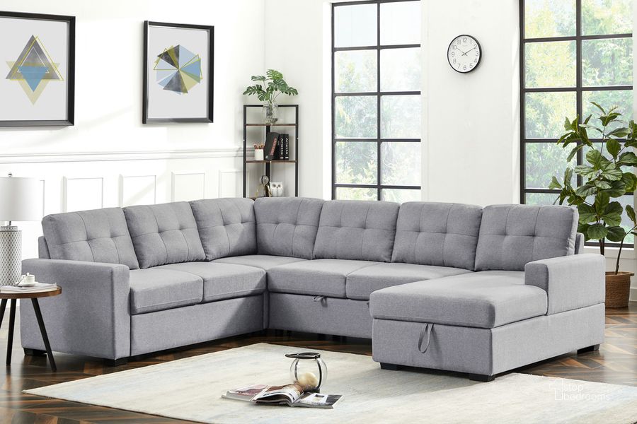Linen-Sleeper Sectional