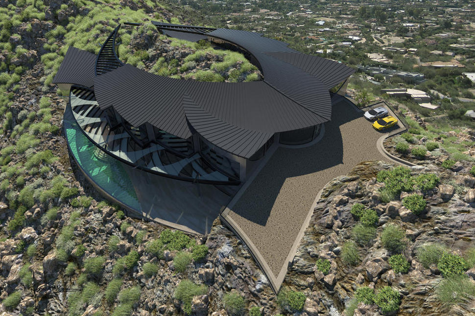 Manta-Ray Modern Mansion - Arizona