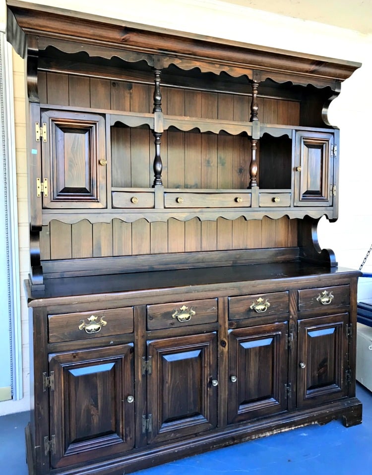 Painting China Hutch