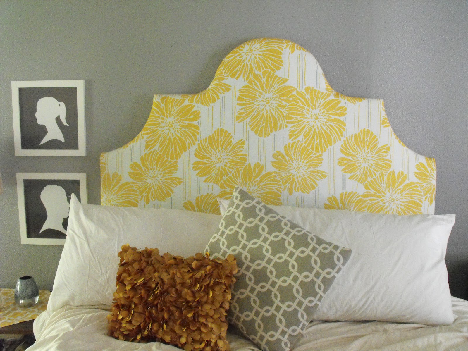 Patterned Fabric Headboard