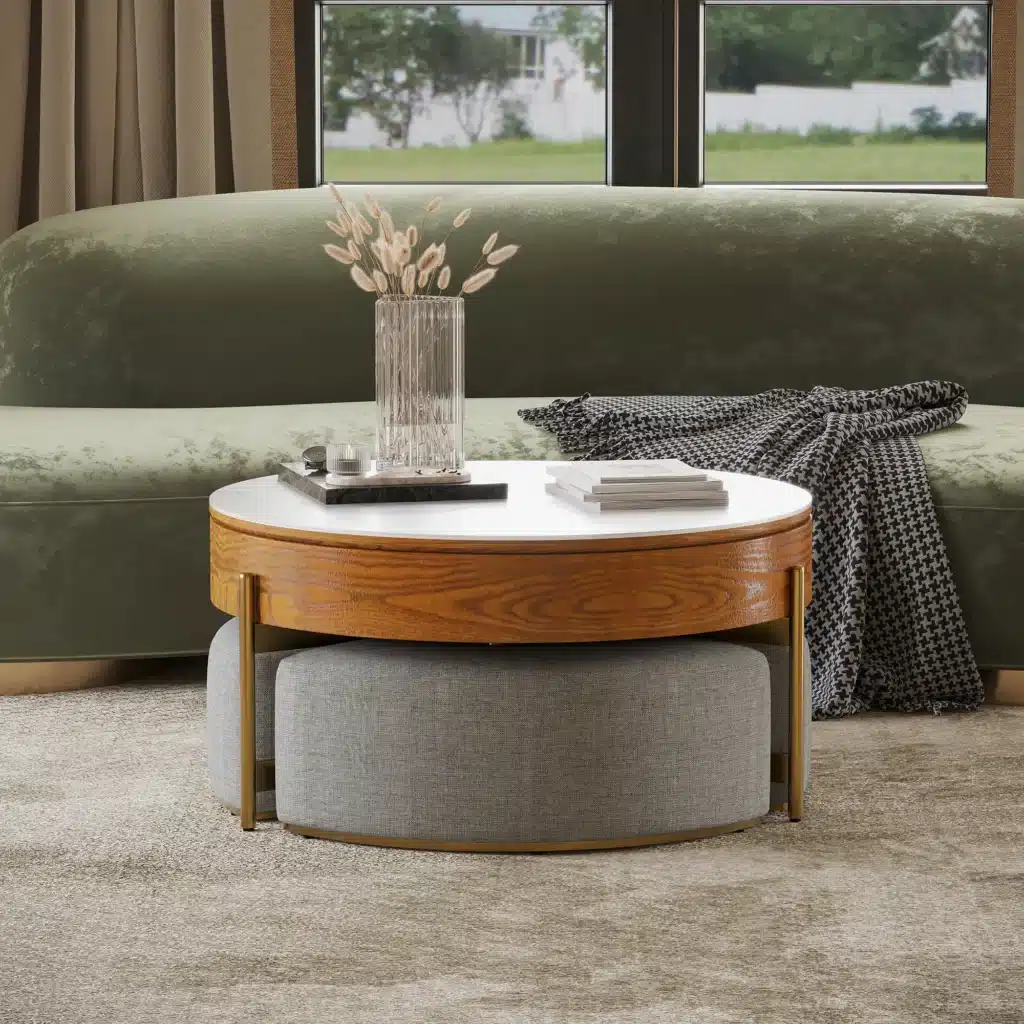 Quinn Coffee Table Ottoman