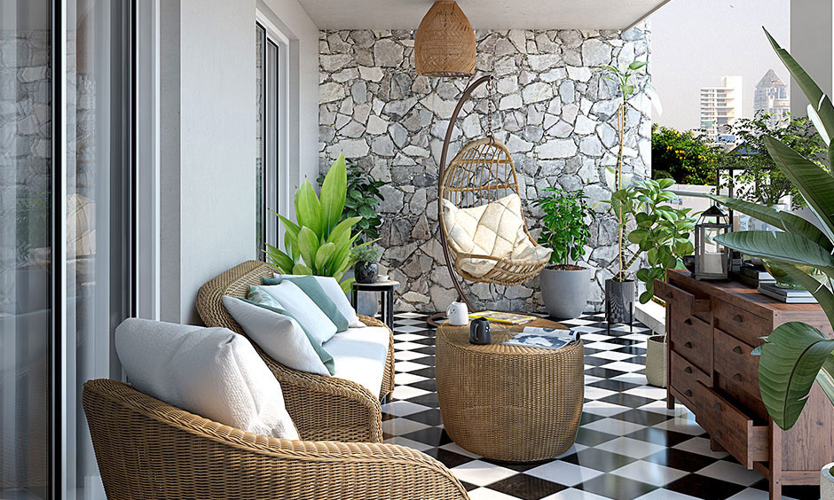 Rattan Indoor Hanging Swing Chair