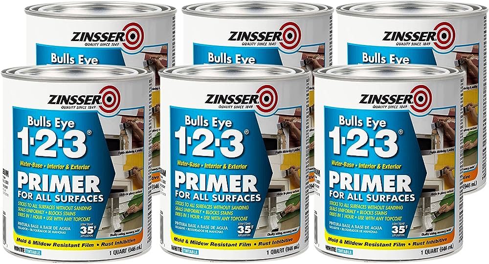 Rust-Oleum Zinsser Bulls Eye 1-2-3 Water Based Primer
