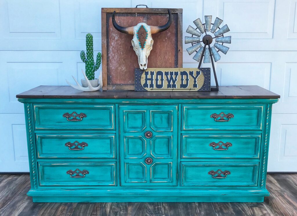 Rustic Distressed Painted Dresser Ideas
