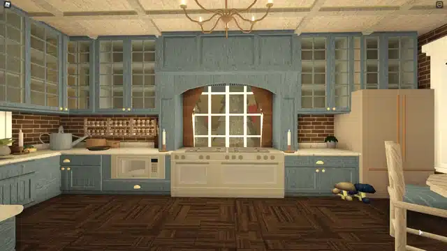 Rustic Log Cabin-styled Bloxburg House