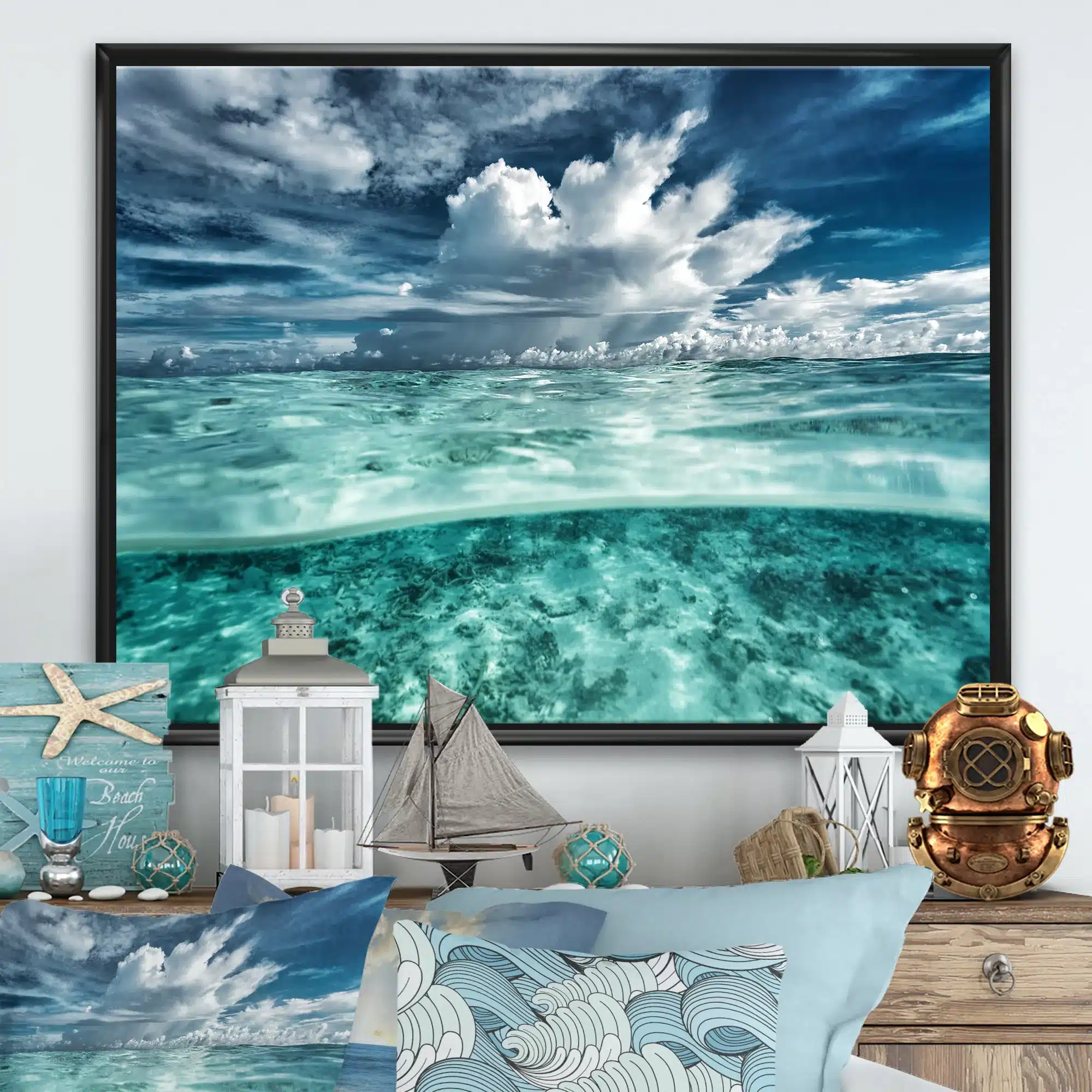 Seascape Bedroom Gallery Wall .jpg