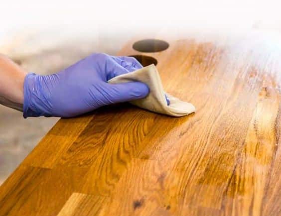 Stain Over Existing Finishes or Paint on The Oak Cabinets