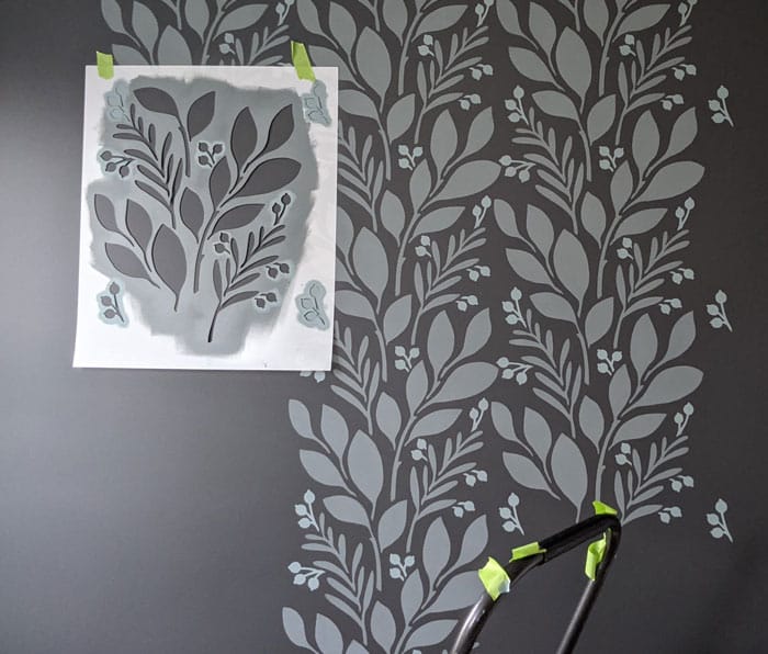 Stencil Accent Walls