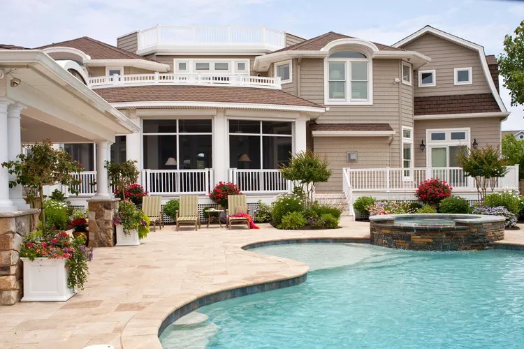 Swimming Pool at The Entrance of The House