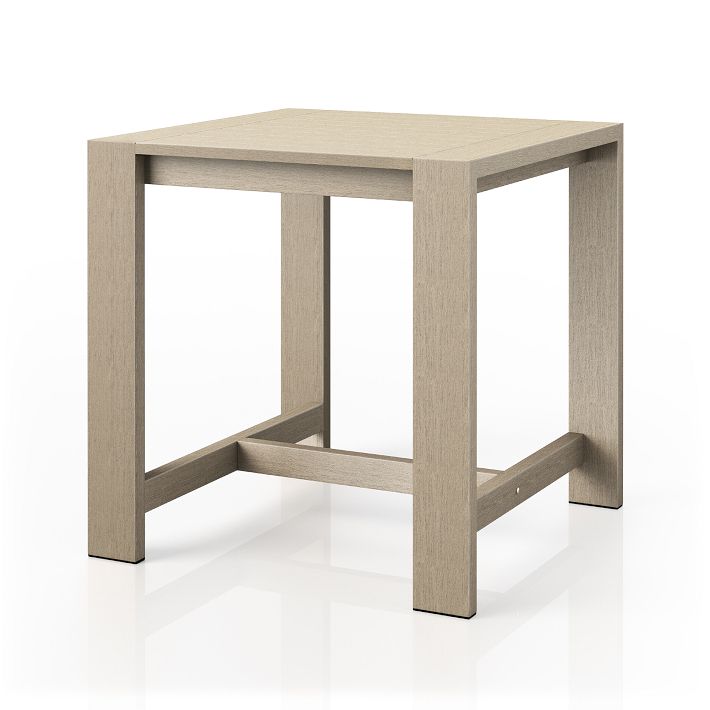 Teak Frame Bar Table