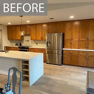The Blue Highlighted Kitchen Look