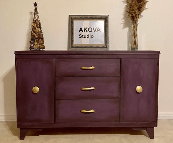 The Purple Chalk Paint Antique Buffet