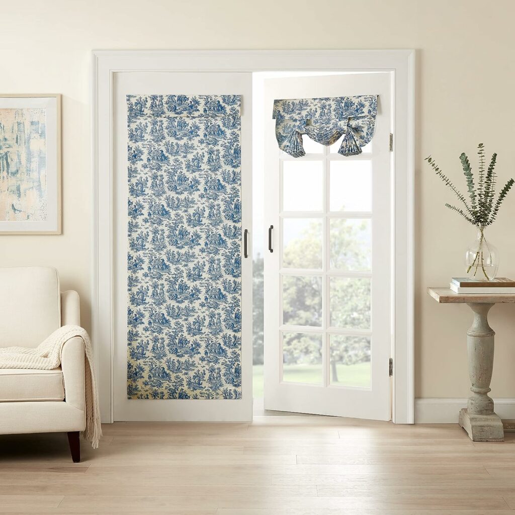 Tie-Up Coverings for French Doors Like Window Treatments