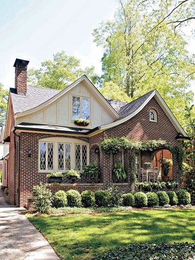 Tudor-Style Village House Front