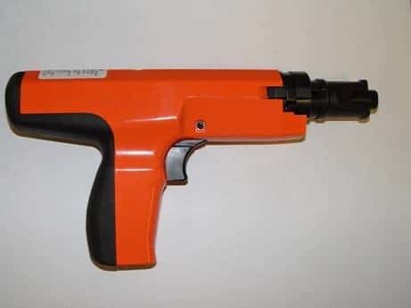 Using Powder Actuated Gun for Nailing the Bottom