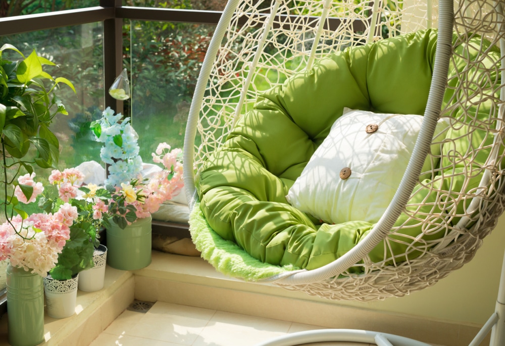 My Affordable Hanging Indoor Swing Chair